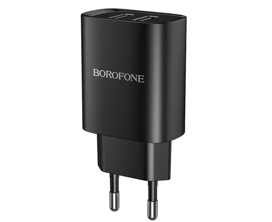 СЗУ Borofone BN2 (2USB/2.1A) Черный