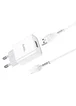 СЗУ HOCO C81A (1USB/2.1A) + MicroUSB Белый