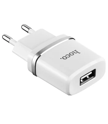 СЗУ Hoco C11 USB Charger 1A (+кабель microUSB 1м) Белый