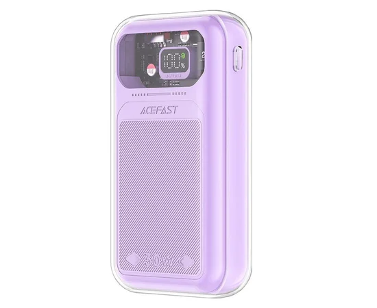 Портативное зарядное устройство Power Bank Acefast M2-20000 Exploration 30W 20000 mAh Purple alfalfa