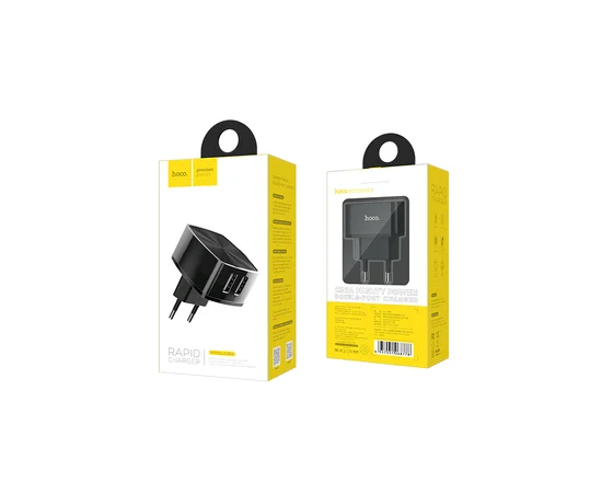 СЗУ Hoco C26A Mighty (2USB/2.4A) Черный
