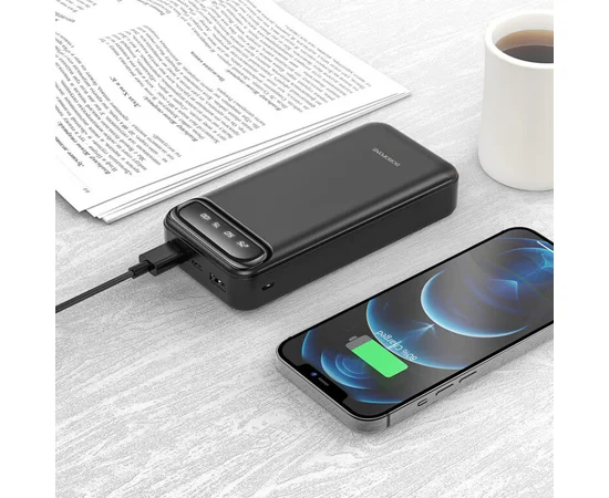 Портативное зарядное устройство Power Bank BOROFONE BJ14A Freeway 20000 mAh Черный