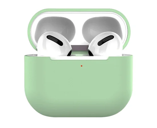 Силиконовый футляр для наушников AirPods 3 Мятный / Mint