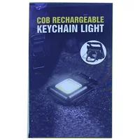 Ліхтарик-брелок акумуляторний LED з карабіном SH-031 Black