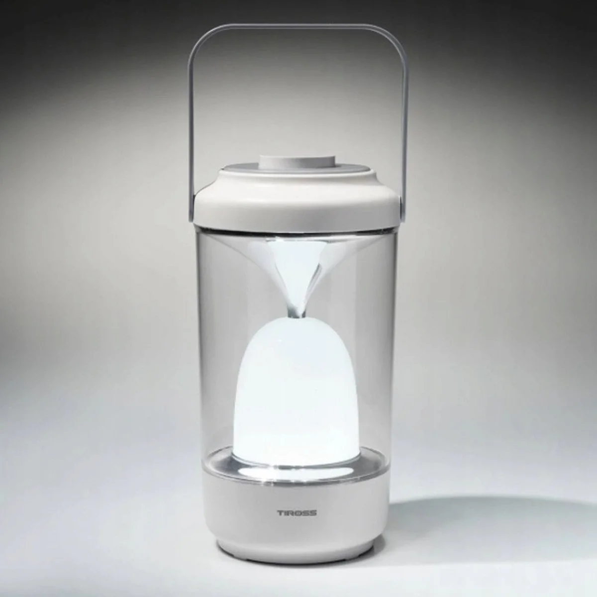 Фонарь аккумуляторный TIROSS TS-1982 (2400mAh с функцией Power Bank) Белый / Серый