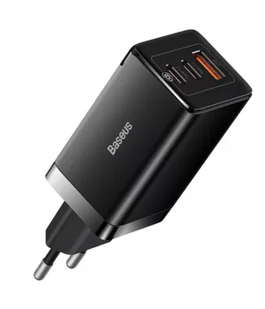 СЗУ Baseus GaN5 Pro 65W 2Type-C+USB 100W EU (CCGP12020) Black