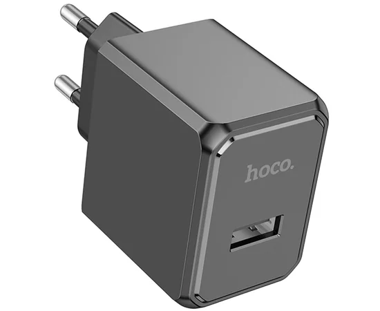 СЗУ HOCO CS11A (1USB) + Type-C Black