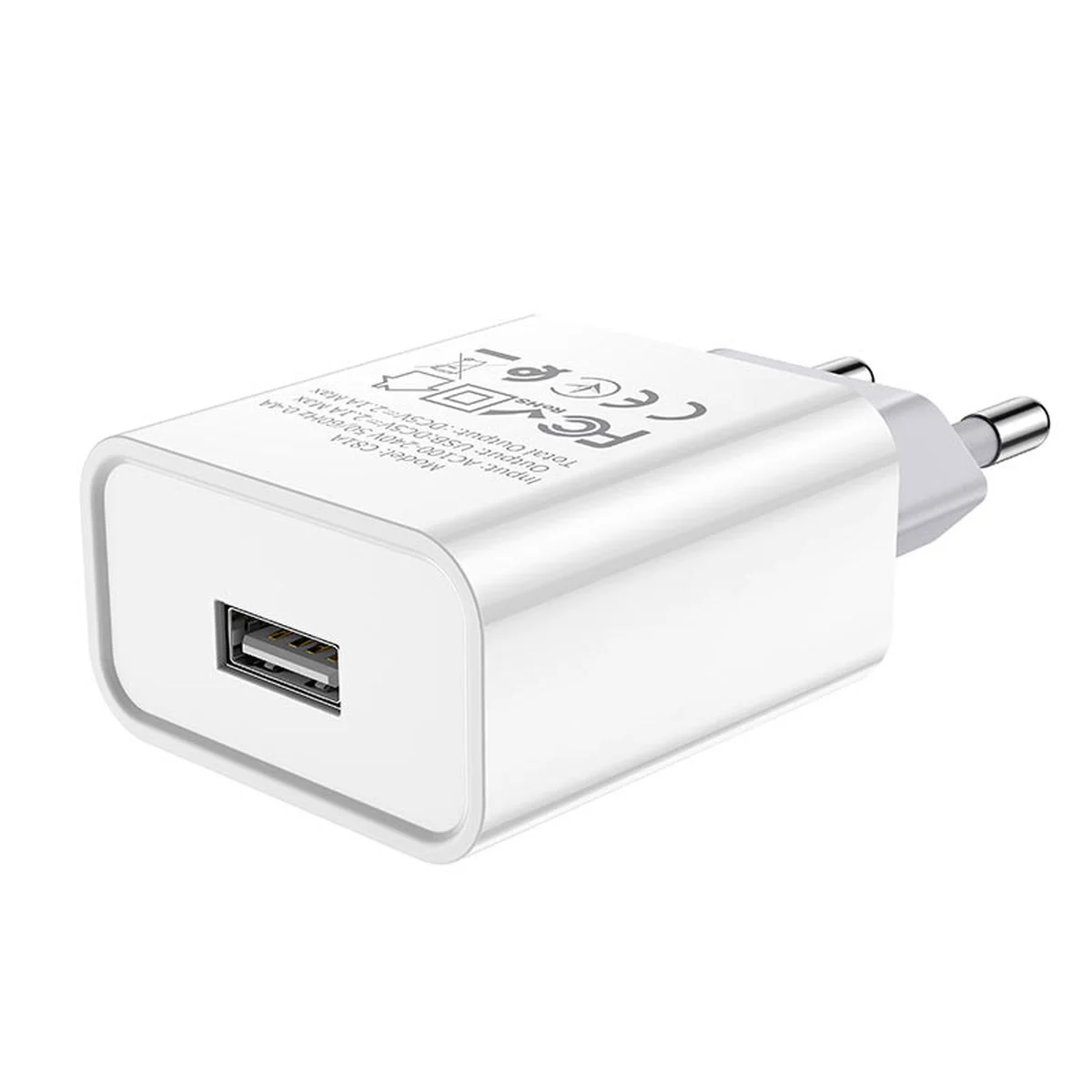Сзу Hoco C81A (1USB/2.1A) Белый