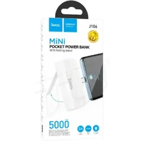 Портативное зарядное устройство Power Bank Hoco J106 Pocket Lightning 5000 mAh White
