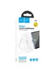 Портативное зарядное устройство Power Bank Hoco J106 Pocket Lightning 5000 mAh White