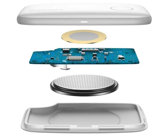 Трекер-брелок Baseus Intelligent T2 ropetype anti-loss device (ZLFDQT2-0) White