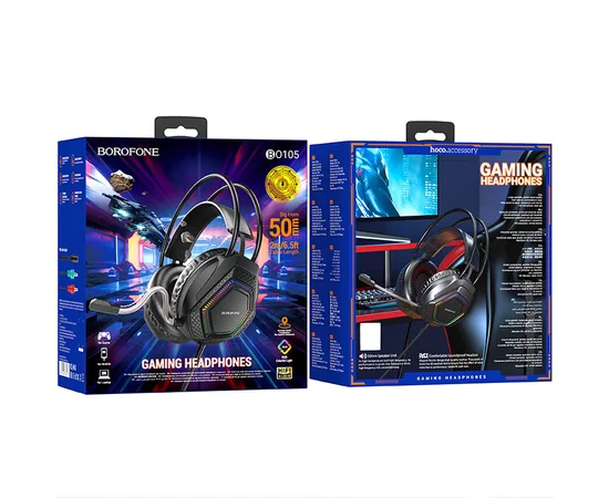 Стерео Наушники BOROFONE BO105 Black