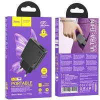 СЗУ Hoco N38 Delgado PD20W+QC3.0 Black