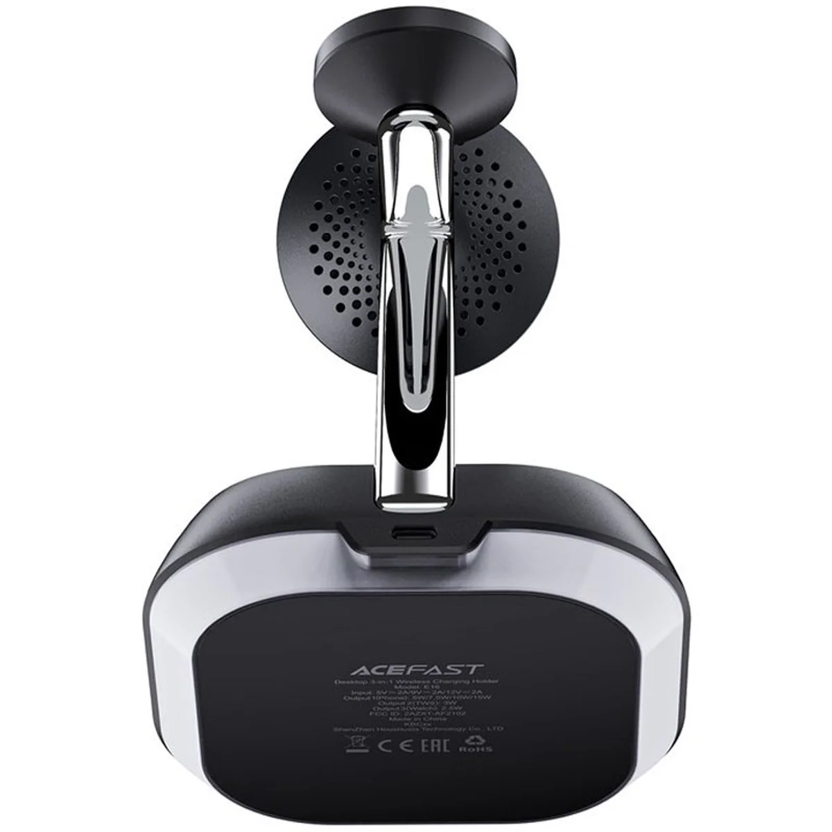 БЗУ Acefast E16 desktop 3-in-1 Black