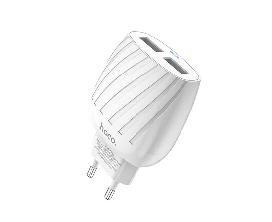 СЗУ Hoco C78A (2USB/2.4A) Белый