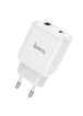 СЗУ Hoco N5 Favor 20W PD+QC3.0 (1USB/1Type-C/3A) Белый