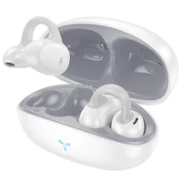 Беспроводные TWS наушники Hoco EW57 Auspicious clip-on Ivory white