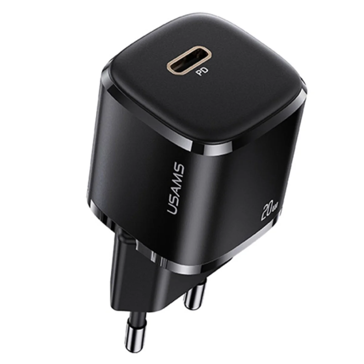 СЗУ Usams US-CC140 T42 25W Super Si (1Type-C/25W) Черный