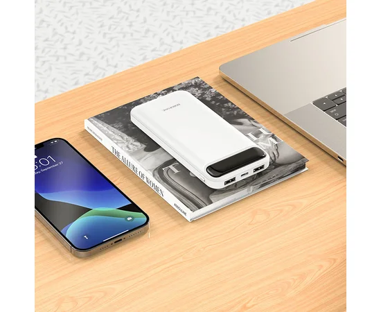 Портативное зарядное устройство Power Bank BOROFONE BJ14 10000 mAh Белый