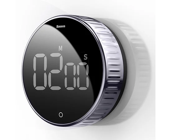 Часы с таймером Baseus Heyo (магитное крепление) Черный