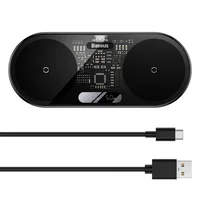 БЗУ Baseus Digital LED Display 2in1 20W Universal version (WXSX010101) Black