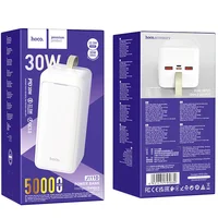Портативний зарядний пристрій Power Bank Hoco J111D Smart charge PD30W 50 000 mAh White