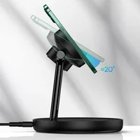 БЗУ Baseus Swan 3in1 Wireless Magnetic Charging Bracket 20W (WXTE) Черный