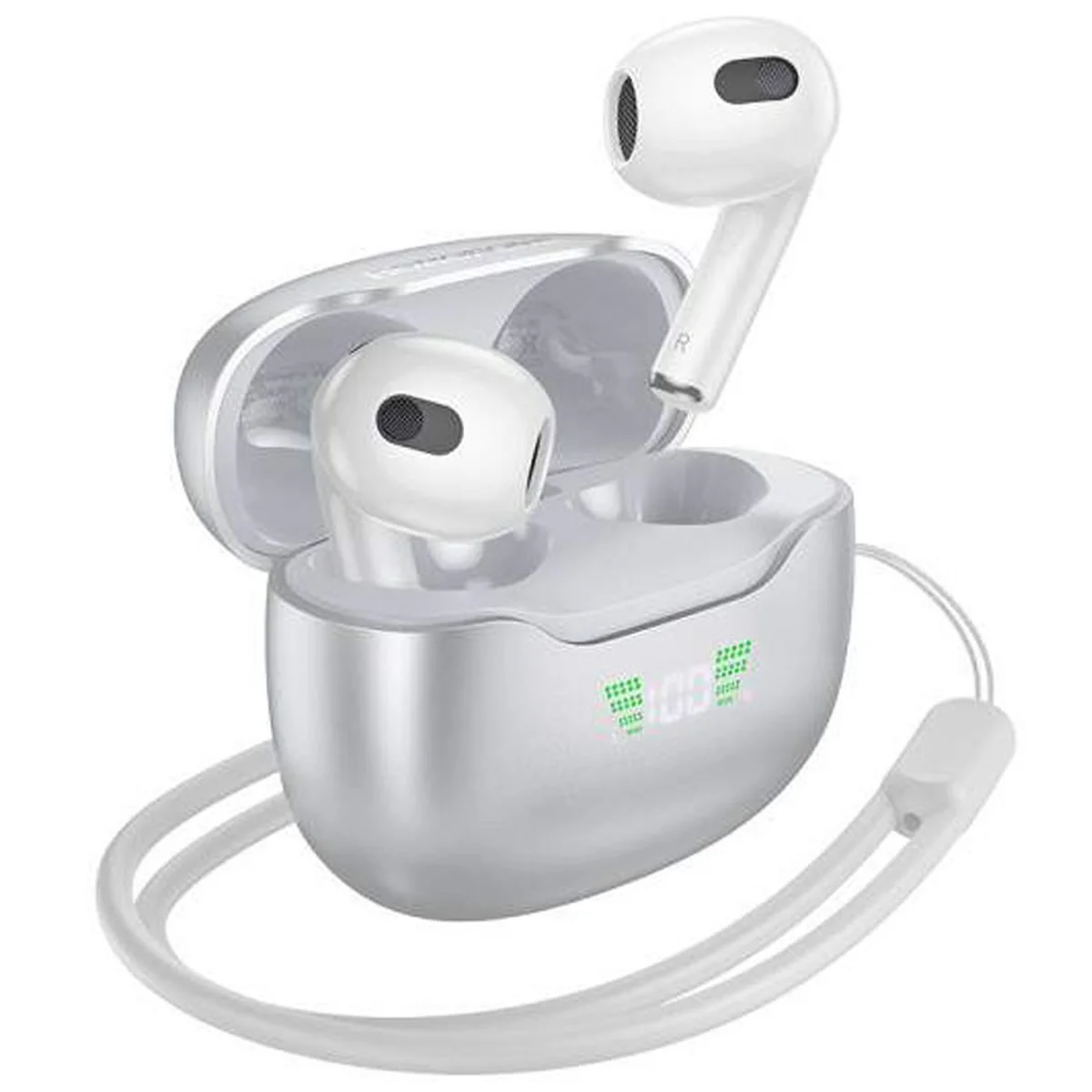 Беспроводные TWS наушники BOROFONE BW40 Frost moon silver