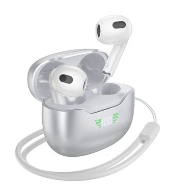 Беспроводные TWS наушники BOROFONE BW40 Frost moon silver