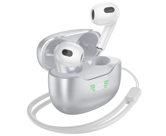 Беспроводные TWS наушники BOROFONE BW40 Frost moon silver