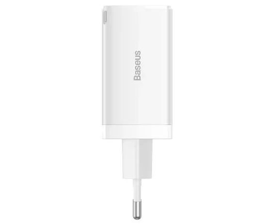 СЗУ Baseus GaN5 Pro 65W 2Type-C+USB 100W EU (CCGP12020) White