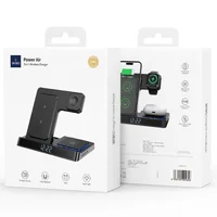 БЗУ WIWU Wi-W006 5 in 1 wireless charger Black