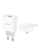 СЗУ HOCO C81A (1USB/2.1A) + MicroUSB Белый