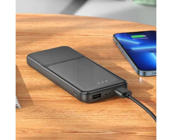 Портативное зарядное устройство Power Bank BOROFONE BJ33 Creed 10 000 mAh Black