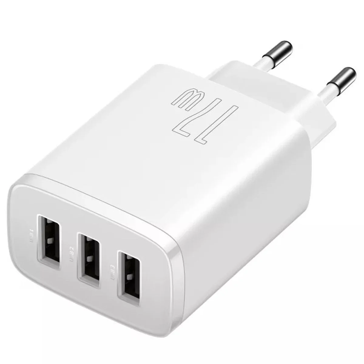 СЗУ Baseus Compact 17W (3USB) (CCXJ02) Білий