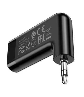 Bluetooth FM Трансмітер HOCO E53 Dawn Sound, бездротовий Чорний