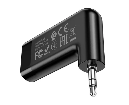 Bluetooth FM Трансмітер HOCO E53 Dawn Sound, бездротовий Чорний