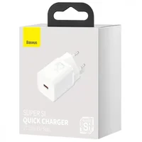 СЗУ Baseus Super Si Quick Charger 1C 25W (CCSP) Белый