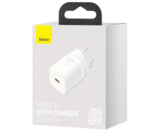 СЗУ Baseus Super Si Quick Charger 1C 25W (CCSP) Белый