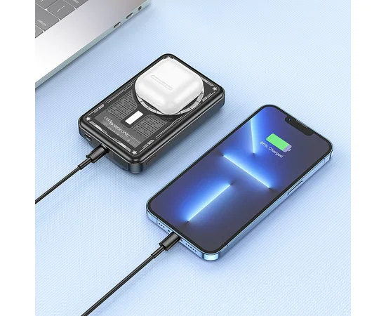 Портативное зарядное устройство Power Bank BOROFONE BJ29 PD20W+QC3.0 10000 mAh Black