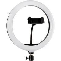 Кольцевая LED лампа 26 см Черный