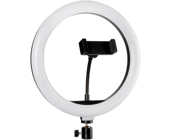 Кольцевая LED лампа 26 см Черный