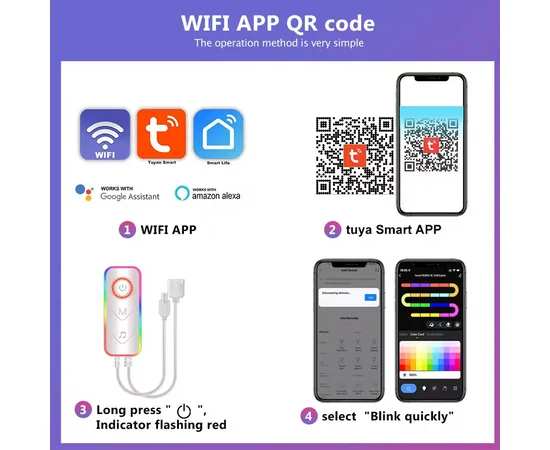 Настольная LED лампа RGB Smart desk oval lamp Bluetooth USB with app White