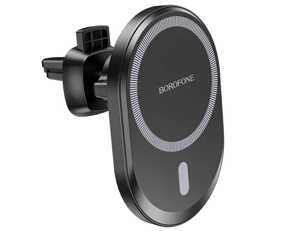 Автодержатель с БЗУ Borofone BH201 Черный