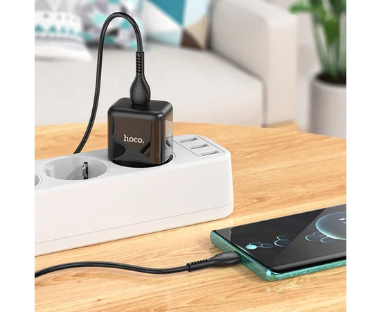 СЗУ Hoco N32 Glory PD30W Type-C to Type-C Black