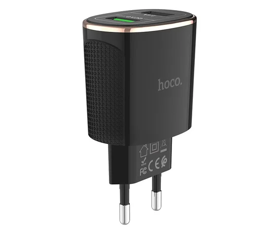 СЗУ Hoco C60A QC3.0 (2USB/3.4A) Черный