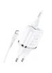 СЗУ Hoco N4 (2USB/2.4A) + MicroUSB Белый