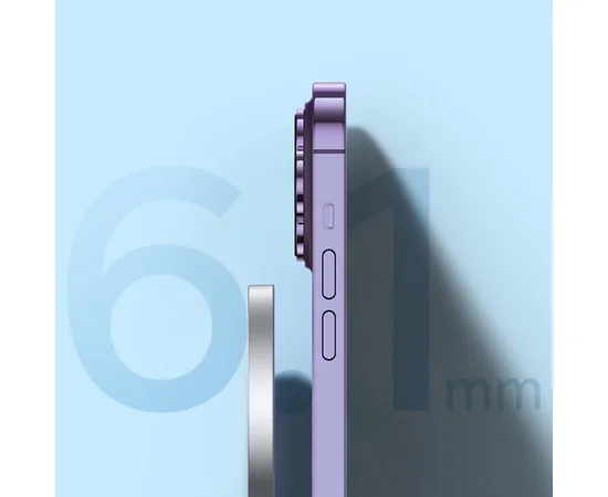 БЗУ Baseus Simple Mini3 Magnetic Wireless Charger 15W (CCJJ0400) Silver