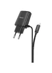СЗУ HOCO C82A Real power dual port cable charger (for Lightning) (EU) Черный