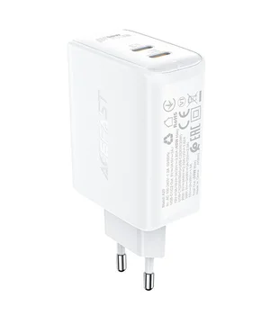 СЗУ Acefast A29 PD50W GaN (USB-C+USB-C) dual port White